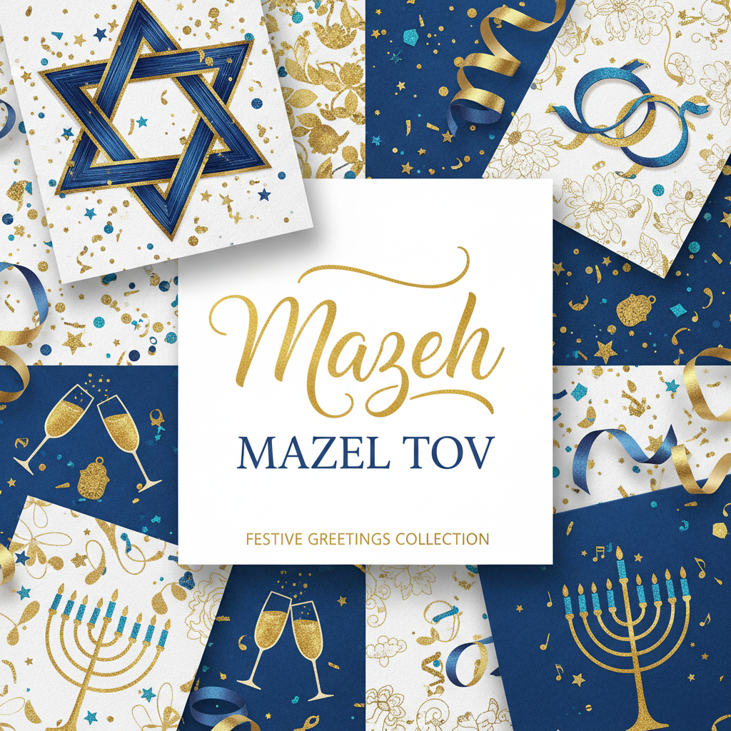 Mazel Tov Cards Collection