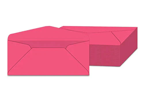 #10 Bright Color Business Envelopes 500 Per Pack | 4 1/8 x 9 1/2 Inches FoldCard