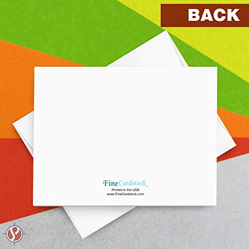2023 Cheers and Congratulations Card & envelopes 25 per Pack - A2 4.25 x 5.5” When Folded (Green) FoldCard