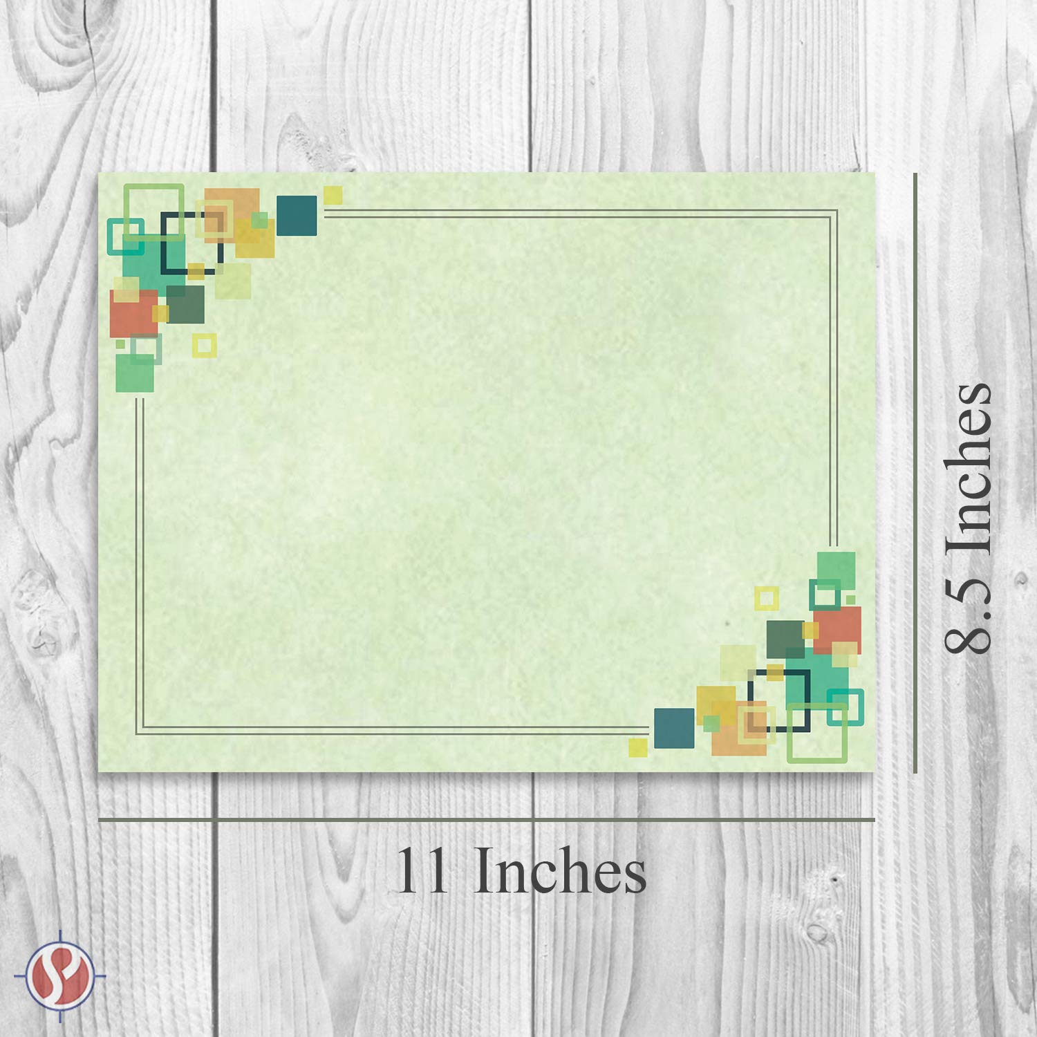 Certificados de premio en blanco elegantes - Tamaño carta, 10 hojas - Compatible con láser e inyección de tinta