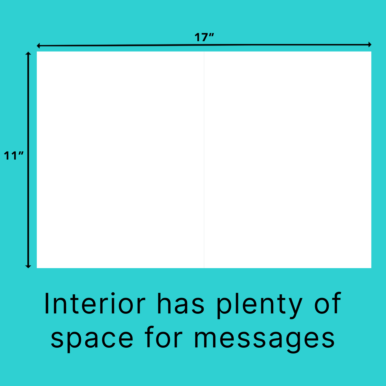 A Big Get Well Soon Greeting Cards with Envelopes – 8.5" x 11" Jumbo Size Thank You Cards for Large Groups and Teams  – 2 per Pack