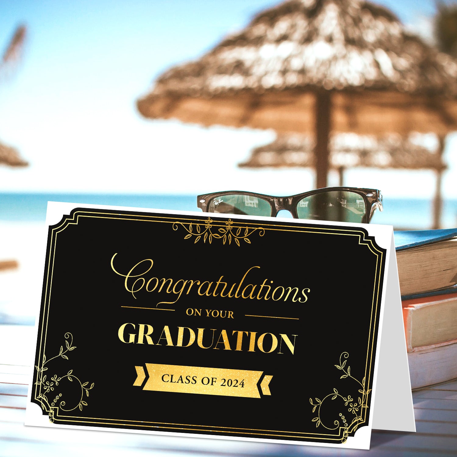 Elegant and Classic Graduation Greeting Card - Congratulations on Your Graduation, Class of 2024
