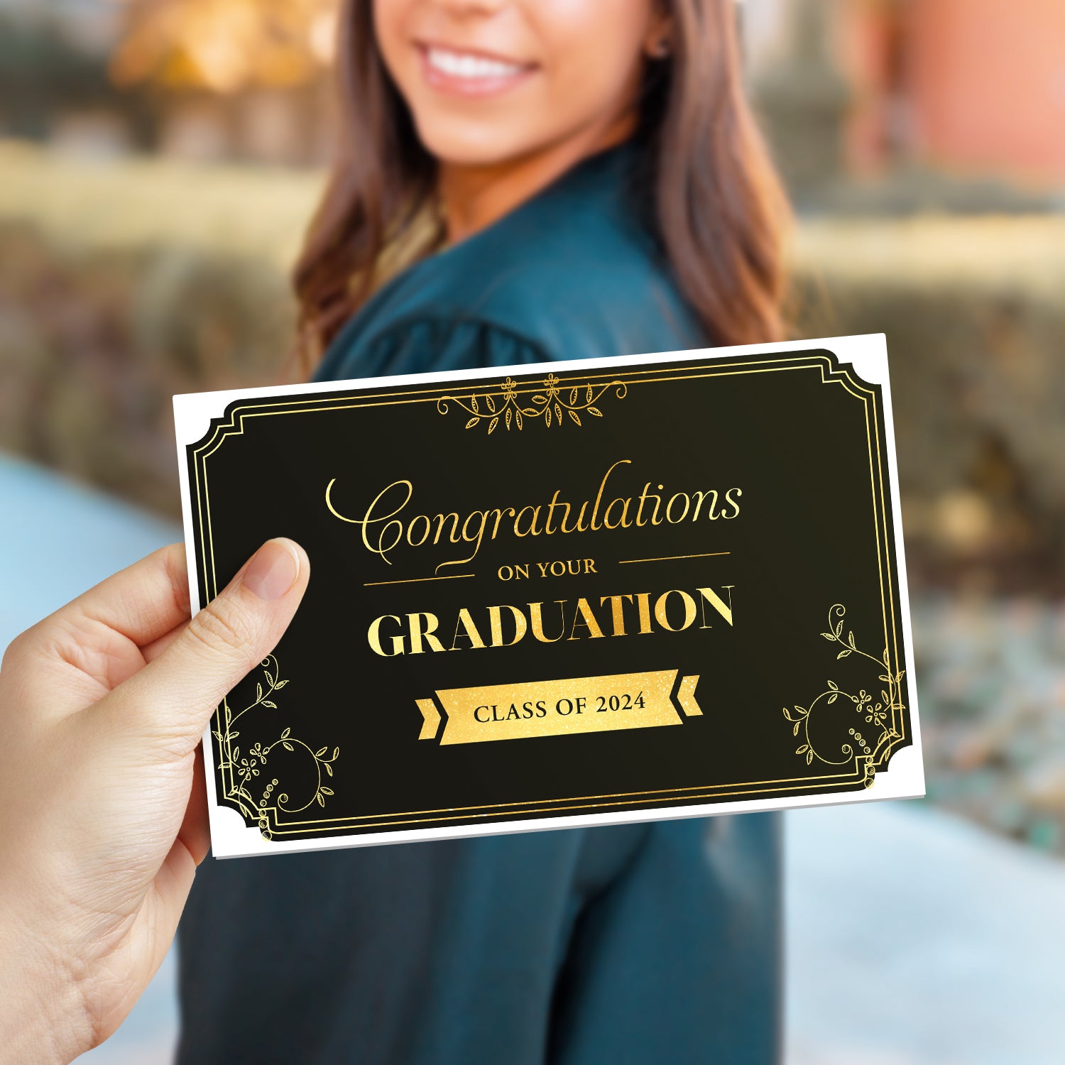 Elegant and Classic Graduation Greeting Card - Congratulations on Your Graduation, Class of 2024