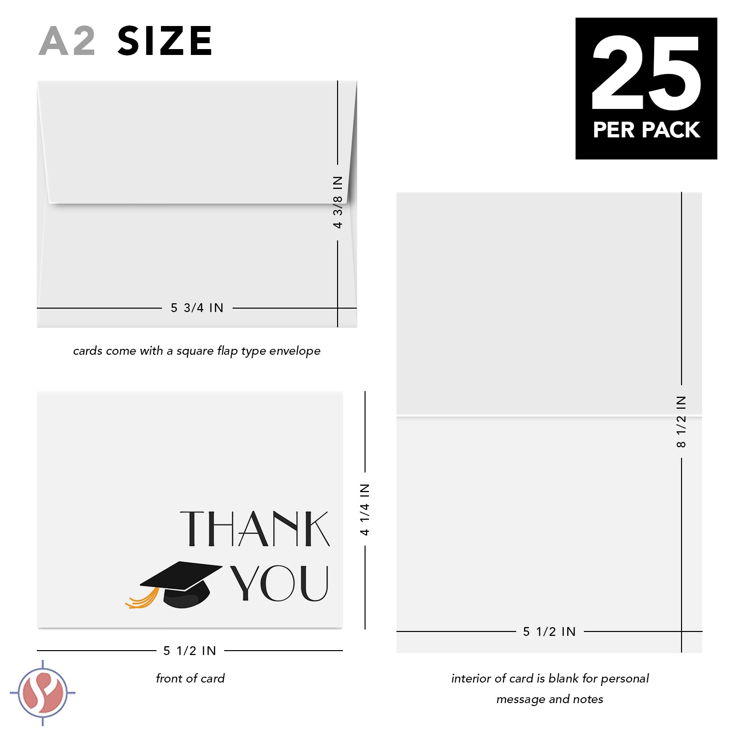 Graduation Thank You Cards 2025 - Cute & Stylish Greeting Cards for Appreciation and Celebration