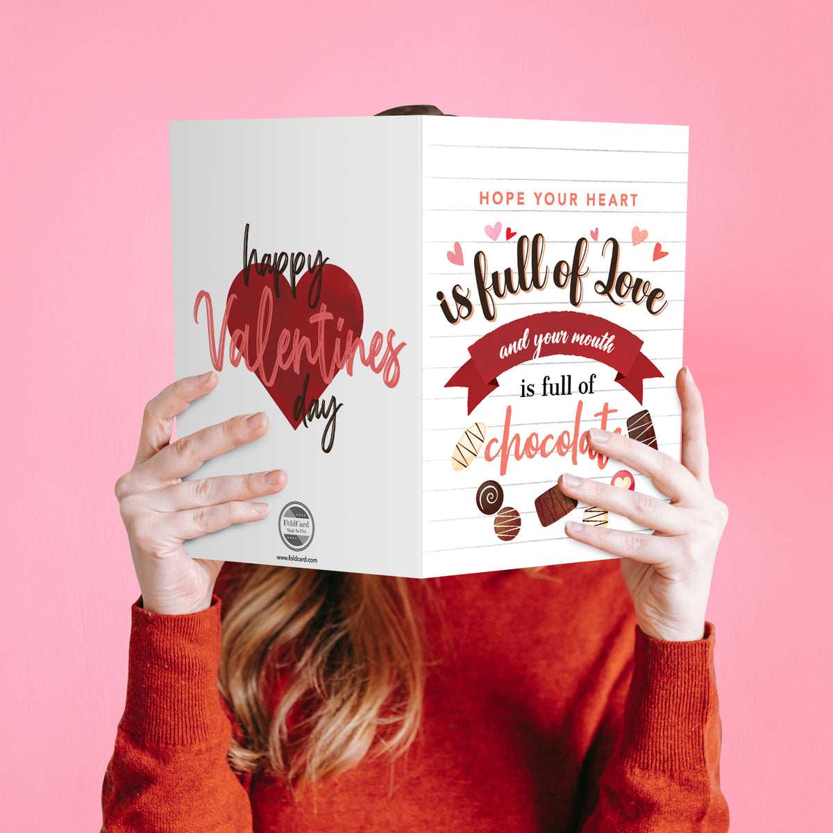 Full of Love" Big Valentine's Day Greeting Cards