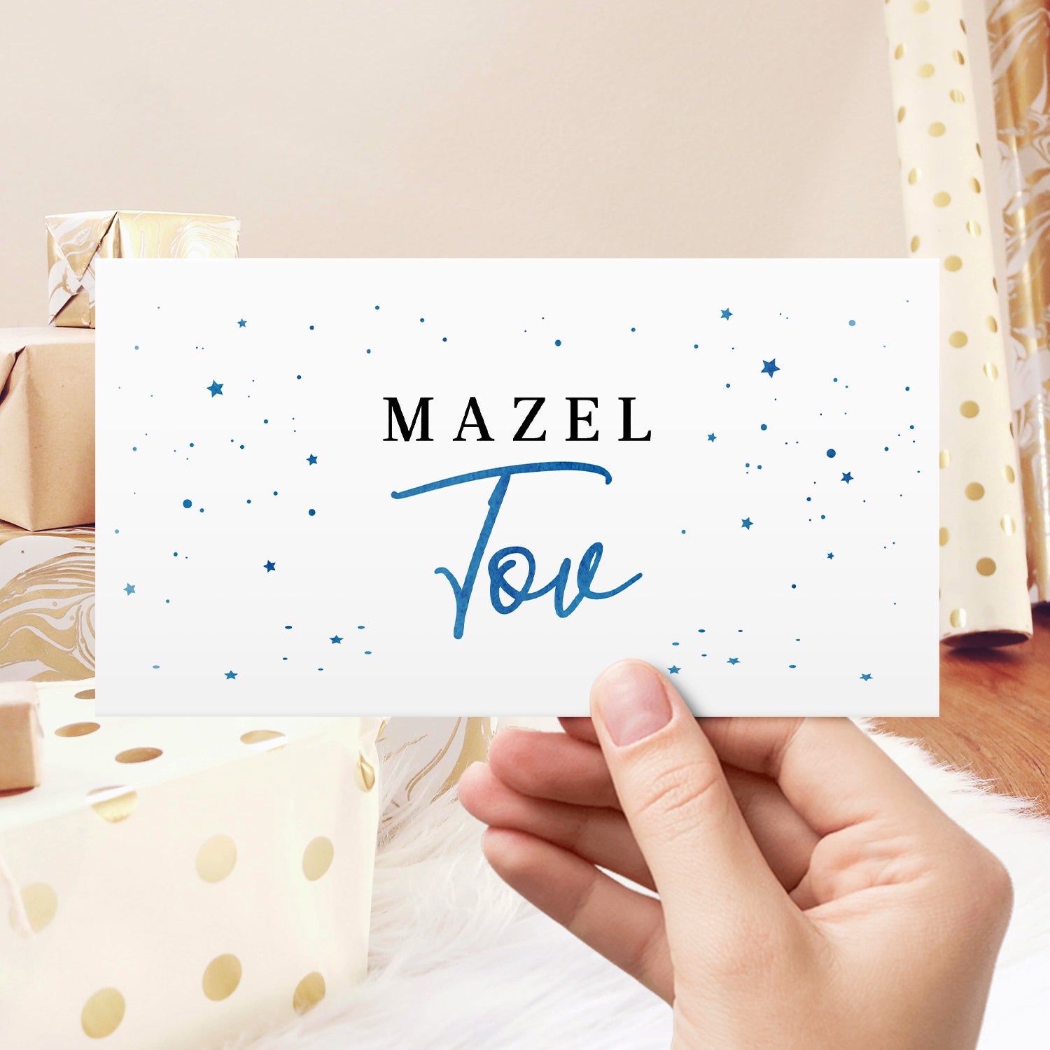 Mazel Tov Money Envelopes - 3 5/8" x 6 1/2" - 25 per Pack