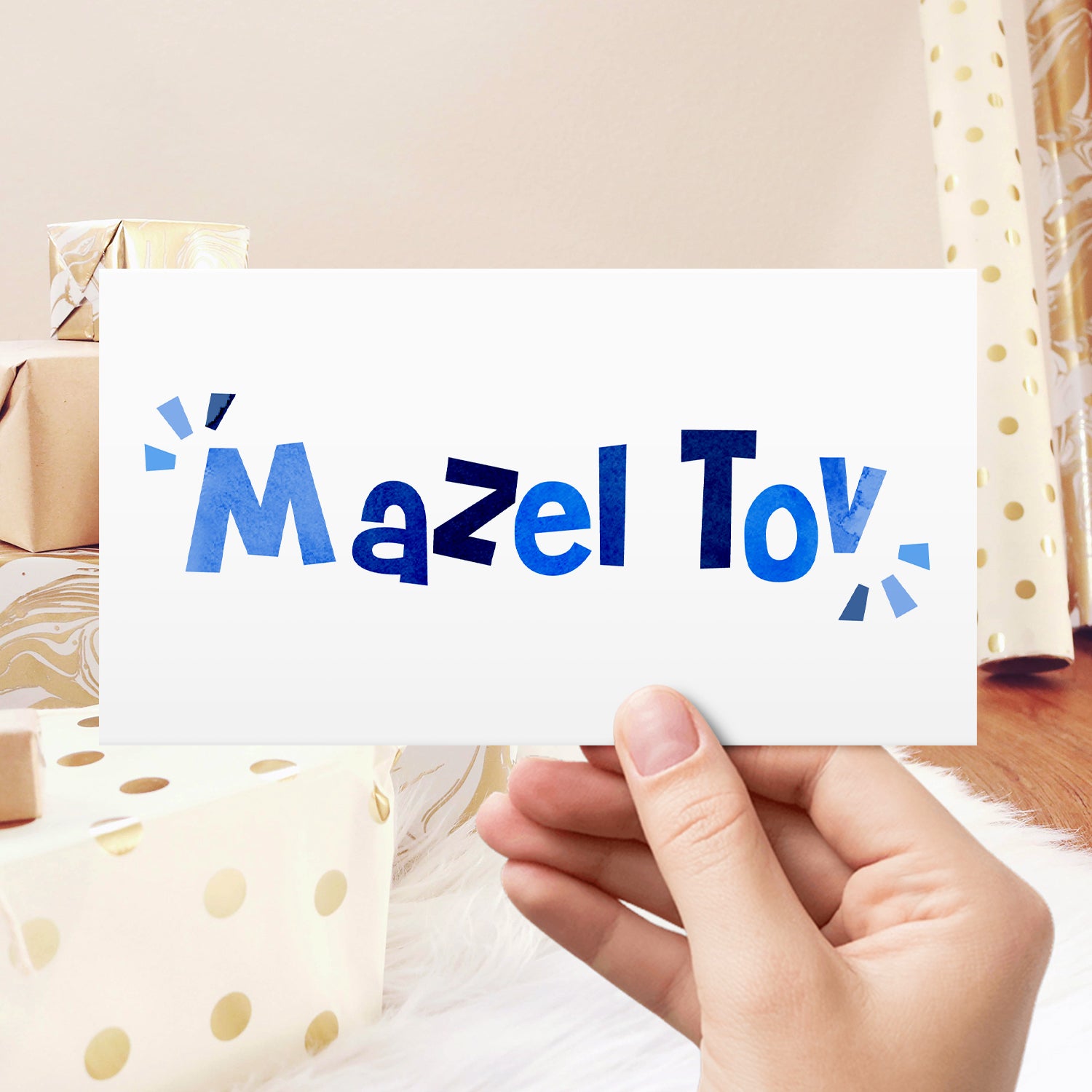 Mazel Tov Money Envelopes - 3 5/8" x 6 1/2" - 25 per Pack
