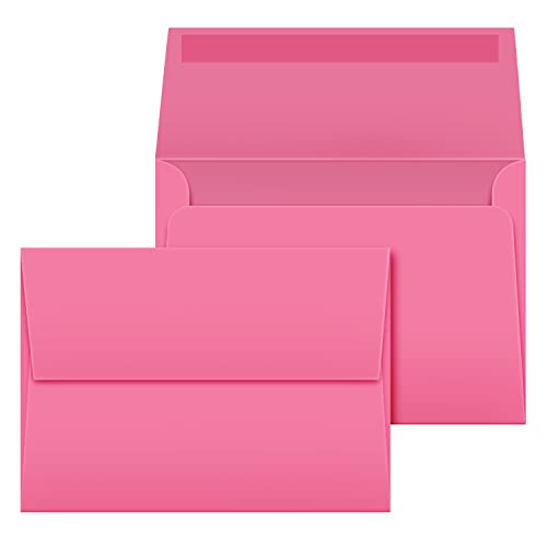 Valentine's Day Ultra Fuchsia A7 Envelopes - 25 Pack for Greeting Cards, Invitations and More