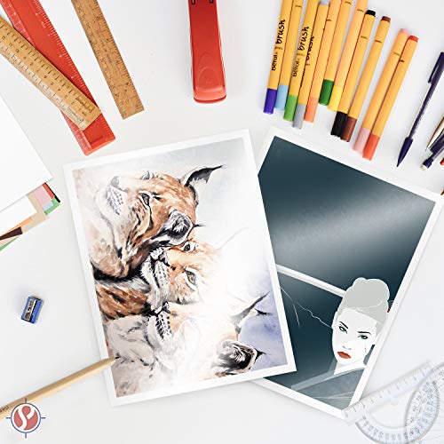 Papel digital brillante blanco de alta calidad, sin atascos y compatible con impresoras, 11 x 17 pulgadas