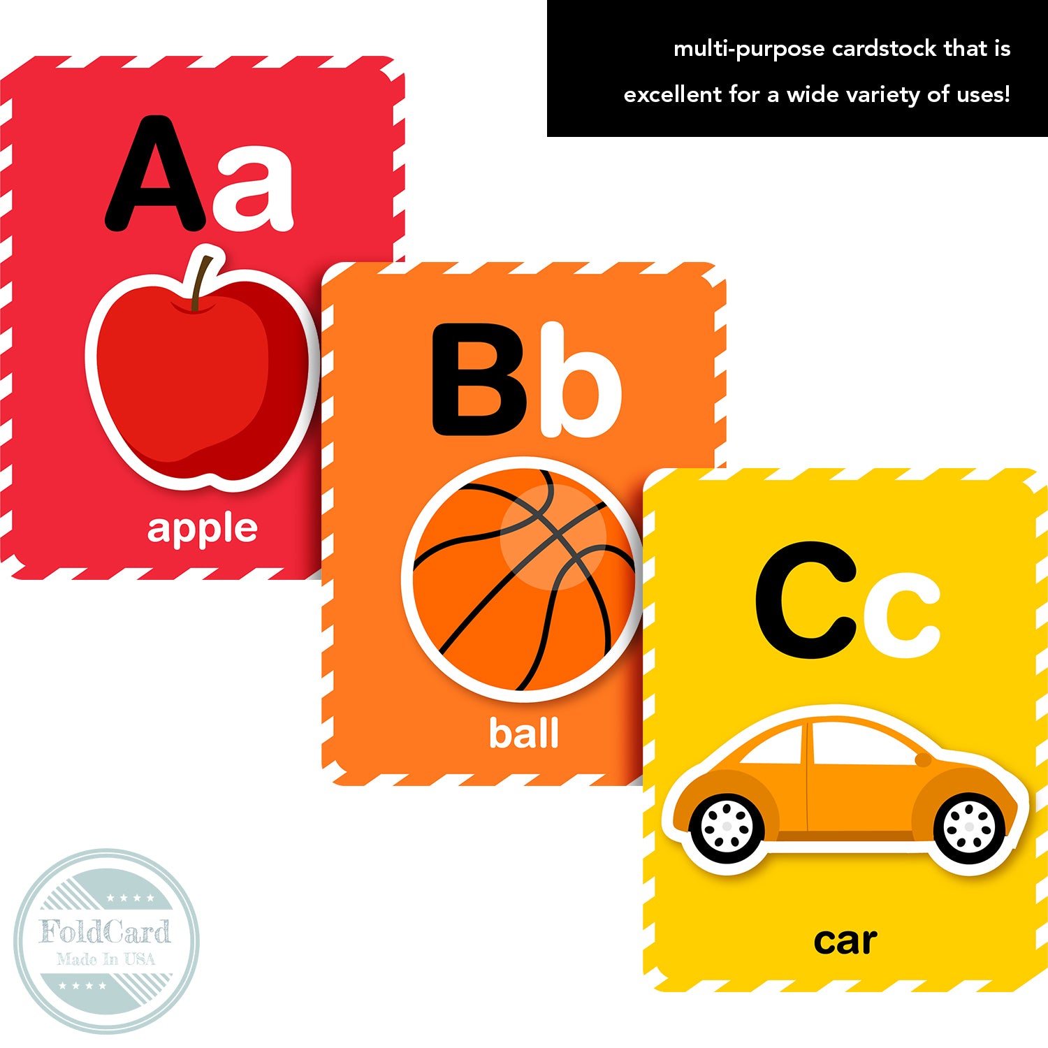 Cartulina de colores brillantes de primera calidad: 8.5 x 11 - 50 hojas de 65 libras Peso de cubierta