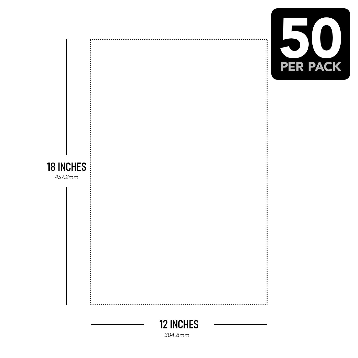 Premium Cardstock 50 Per Pack