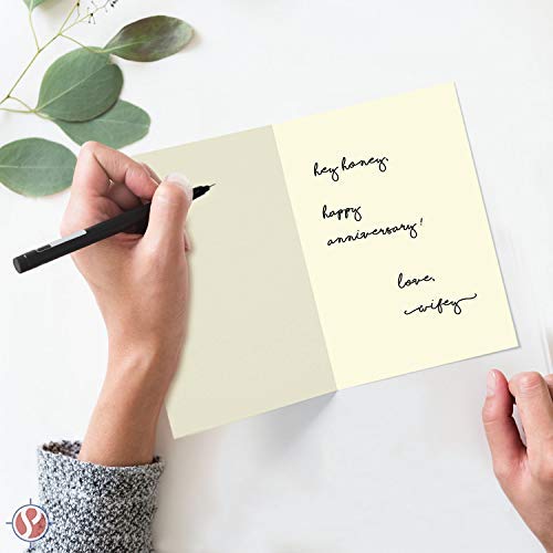 Blank Cream Natural Pre-Scored Cardstock - 5.5 x 8.5 When Folded - Pack of 50 FoldCard