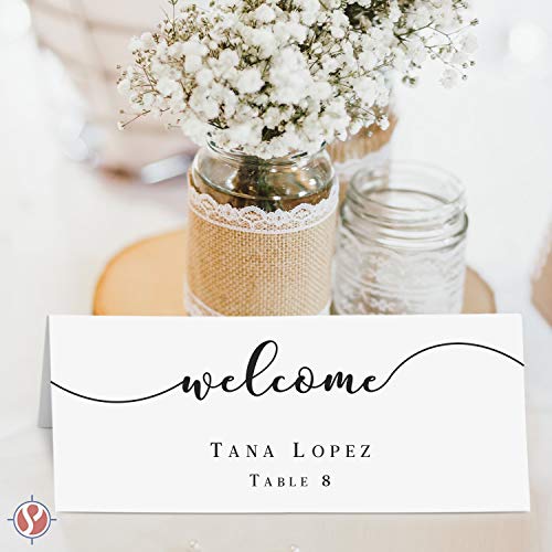 Vertical Fold Tent Cards - 4.25 x 11 Inch Heavyweight White Card Stock Paper For All Occasions - Bulk Pack of 100 Cards Per Pack FoldCard