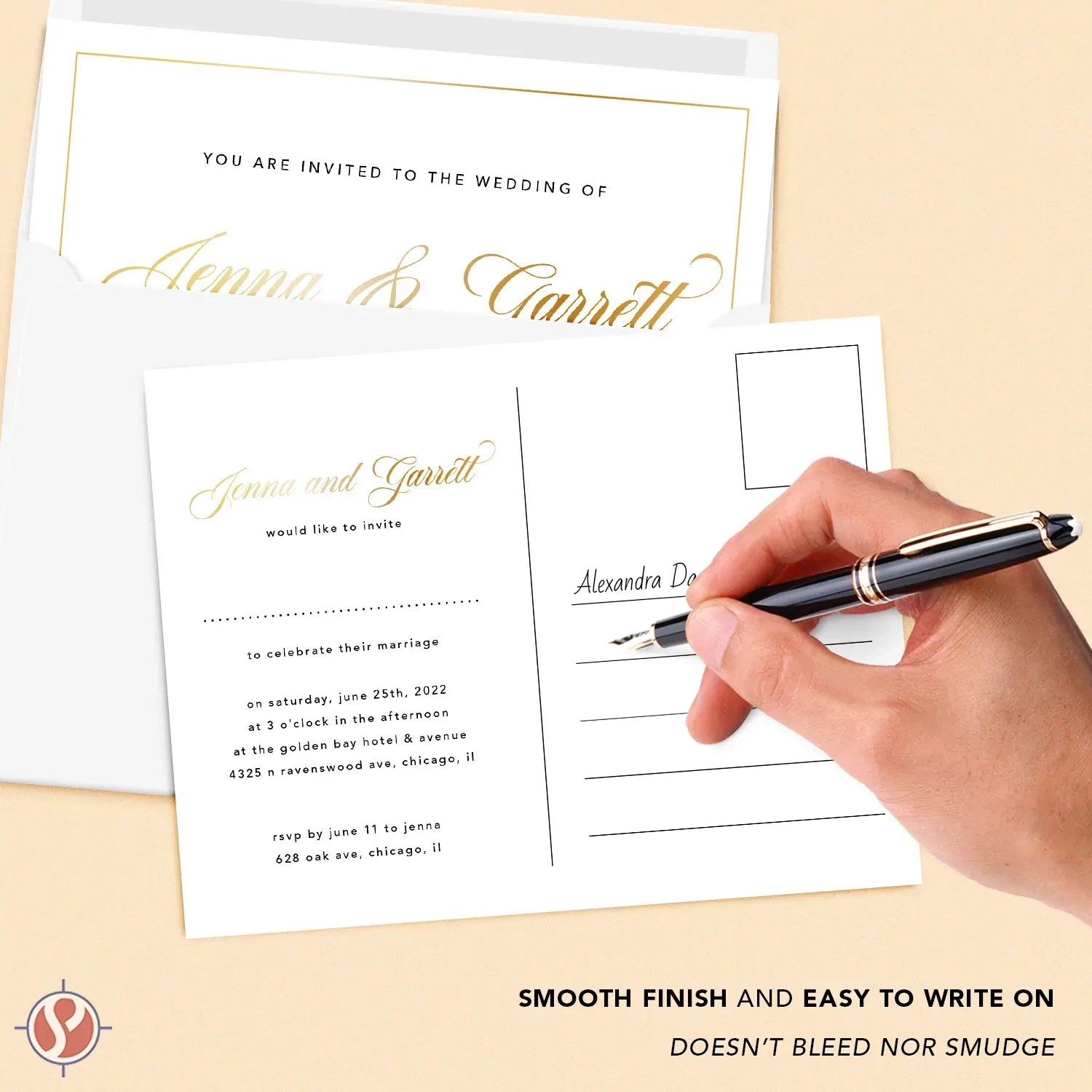 White 65lb Cover Blank Note Cards & Envelopes | 4 1/4" x 5 1/2" (A2 Size) | 50 Per Pack | This Is NOT A Fold Over Card FoldCard