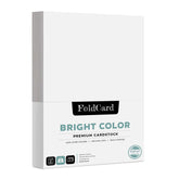 Cartulina de colores brillantes de primera calidad: 8.5 x 11 - 50 hojas de 65 libras Peso de cubierta