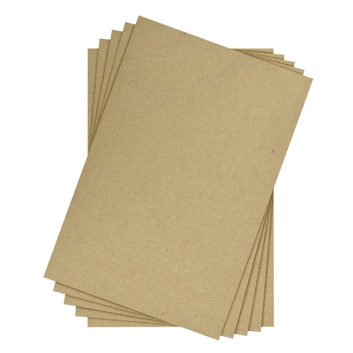 12 x 18" Brown Kraft Chipboard | Medium Weight 30Pt. (624gsm) Cardboard Sheets - 50 per Pack FoldCard