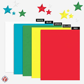 150-Sheet Assorted Color Cardstock Paper 8.5 x 11 for DIY Crafts & Printing FoldCard