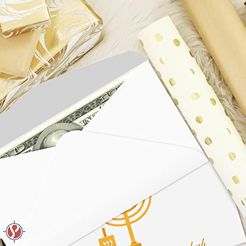 'A Freilichen Chanukah' Envelopes,  3-5/8" x 6-1/2" - 25 per Pack FoldCard
