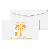 'A Freilichen Chanukah' Envelopes,  3-5/8" x 6-1/2" - 25 per Pack FoldCard