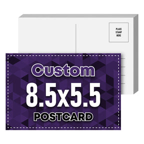 Custom Printed Postcards – 2-Sided Full Color on Thick Glossy Card Stock