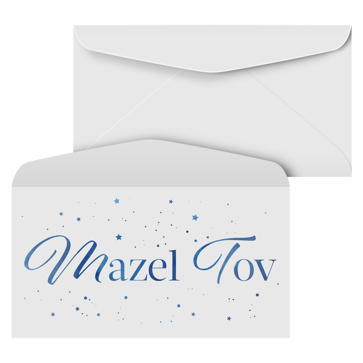 Mazel Tov Money Envelopes - 3 5/8" x 6 1/2" - 25 per Pack