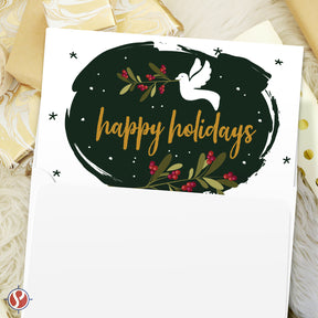 Happy Holidays, Shared Hope for Global Peace Greeting Cards & Envelopes, Set of 25