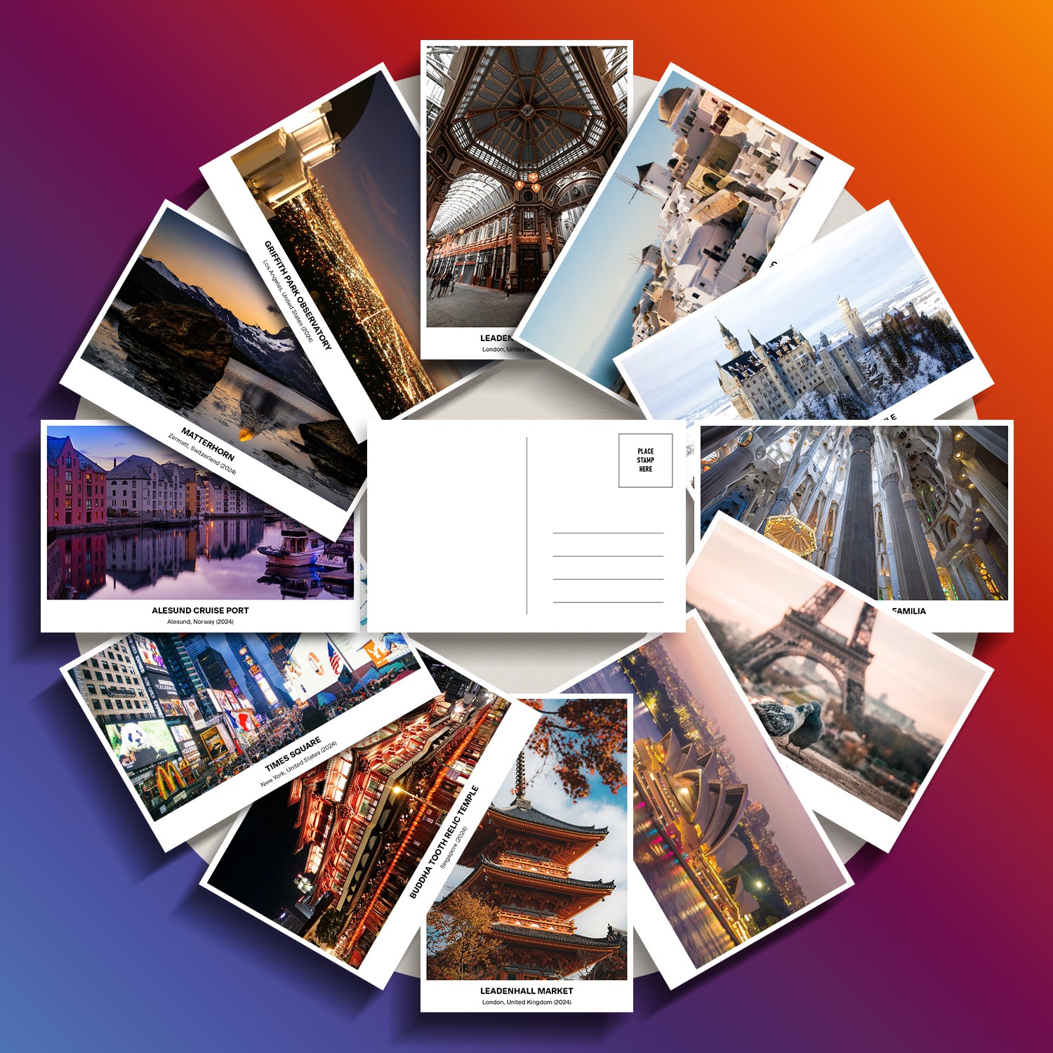 Custom Printed Postcards – 2-Sided Full Color on Thick Glossy Card Stock