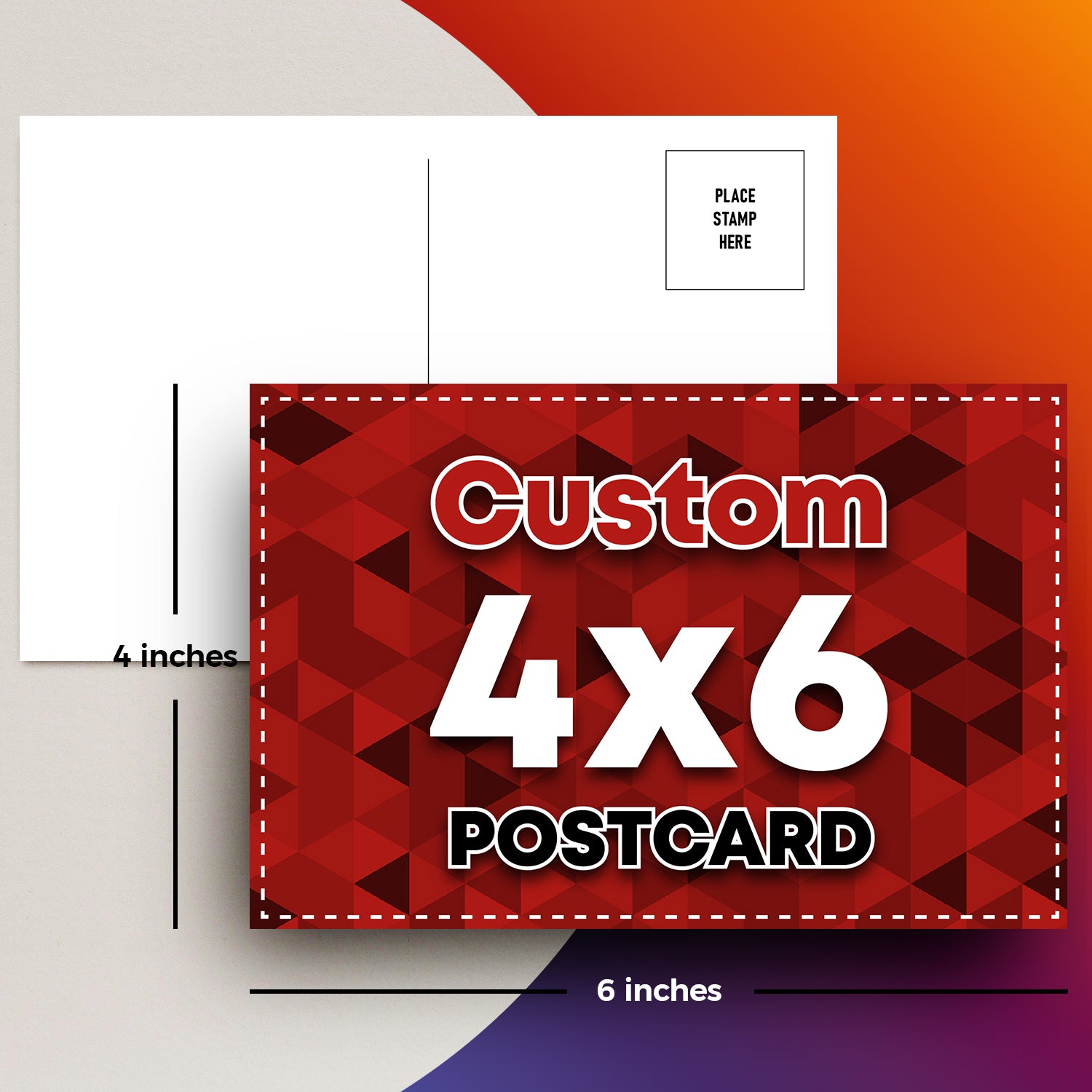 Custom Printed Postcards – 2-Sided Full Color on Thick Glossy Card Stock