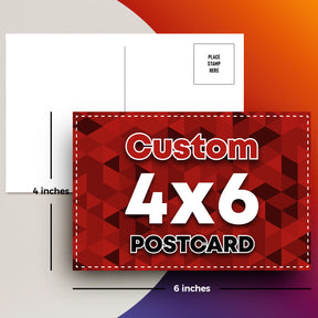 Custom Printed Postcards – 2-Sided Full Color on Thick Glossy Card Stock