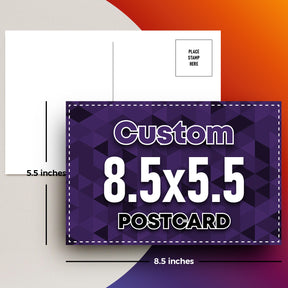 Custom Printed Postcards – 2-Sided Full Color on Thick Glossy Card Stock