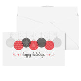 Happy Holidays Cash Envelopes w/ Blank Cards, 3-5/8 x 6-1/2 Inches | 25 per Pack