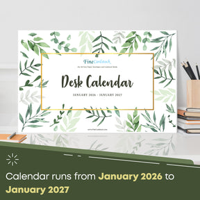 2026 Desk Year Calendar Desktop or Wall Planner, Tear-Off Pad for Easy Planning, Includes a Notes Section To Do's for the Year of 2026