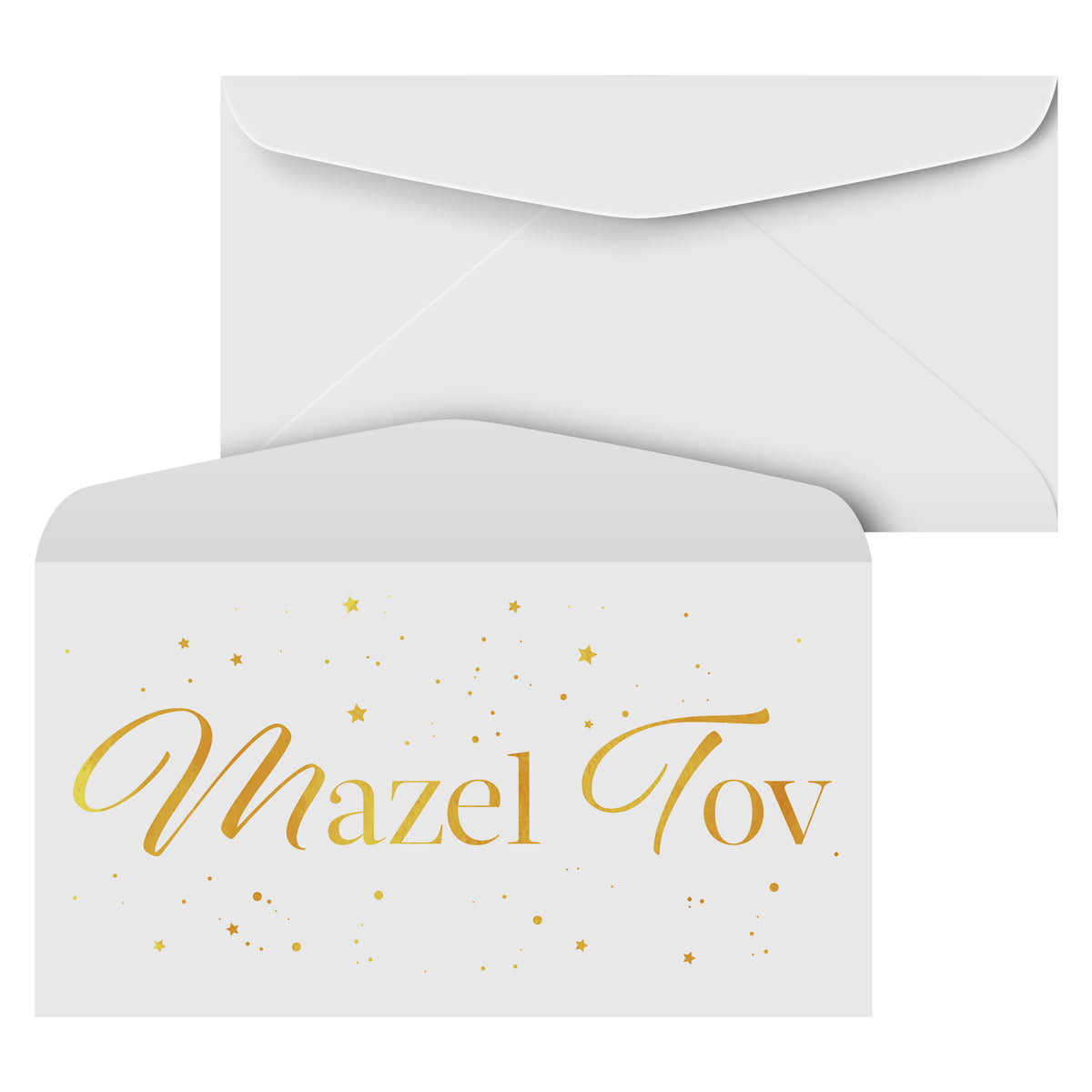 Mazel Tov Money Envelopes - 3 5/8" x 6 1/2" - 25 per Pack