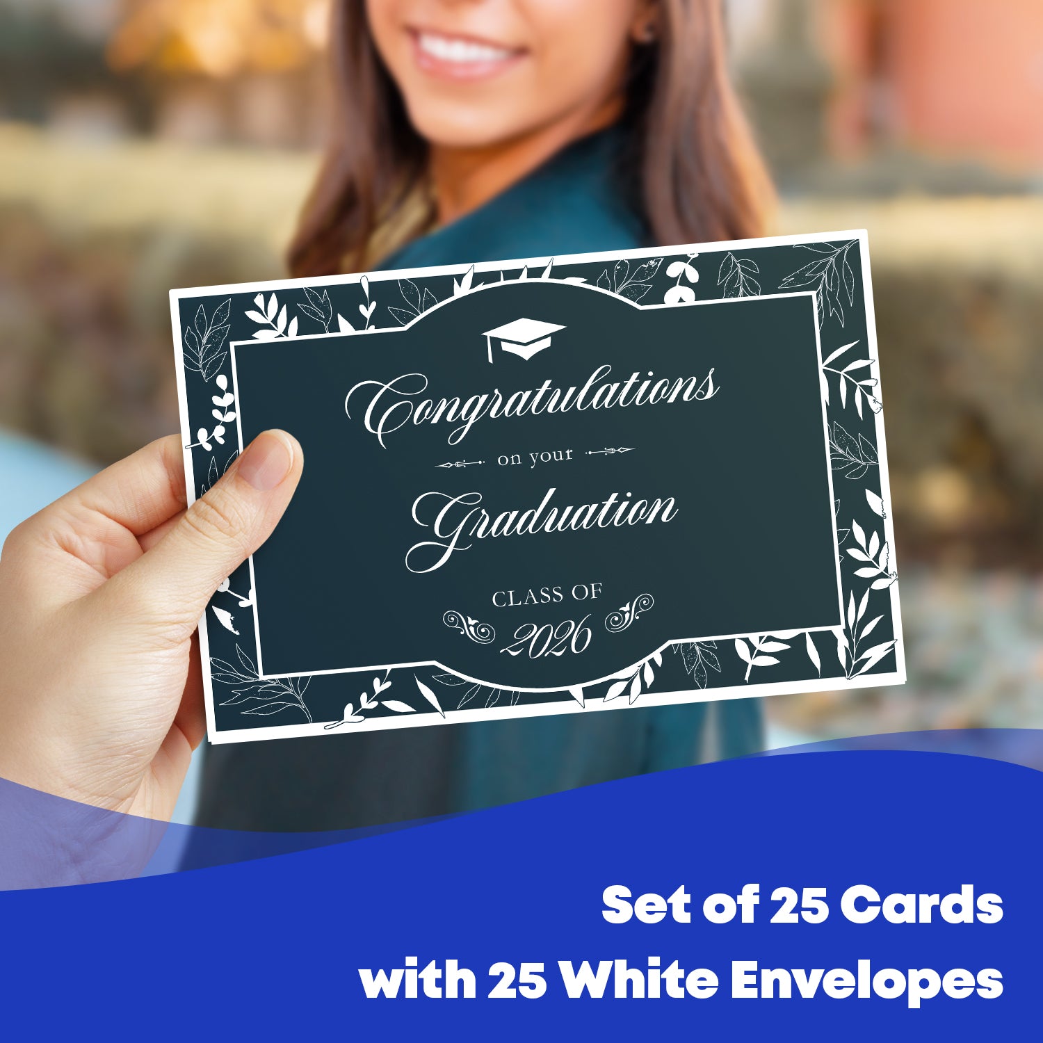 Congrats Graduation Cards - Class of 2026 (Pack of 5)