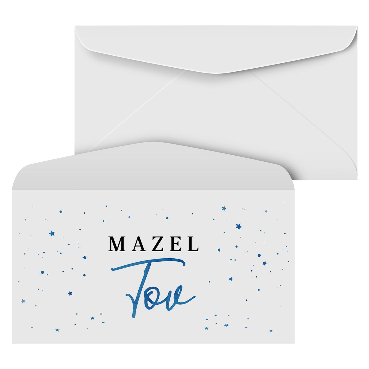 Mazel Tov Money Envelopes - 3 5/8" x 6 1/2" - 25 per Pack