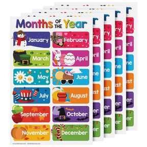 Educational Poster for Preschool-Gradeschool | 11 x 17 | 5 Pack