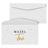 Mazel Tov Money Envelopes - 3 5/8" x 6 1/2" - 25 per Pack