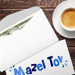 Mazel Tov Money Envelopes - 3 5/8" x 6 1/2" - 25 per Pack