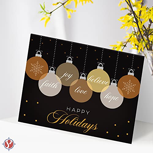 2023 Happy Holidays 4.25 x 5.5 (A2 Size) 25 Cards and 25 Envelopes FoldCard