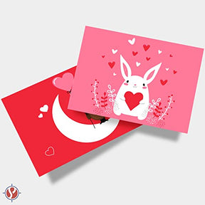 Valentine’s Colored Card Stock Paper - Red, Pink & White 8.5 x 11" Cardstock for Greetings, Gift Tags, Art & Crafts, Invitations & Announcements | 100 Sheets Total