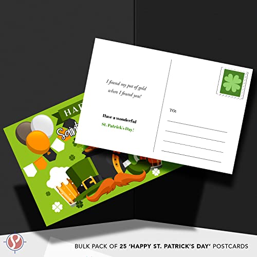 Send Warm Holiday Greetings with Our St. Patrick's Day Postcards