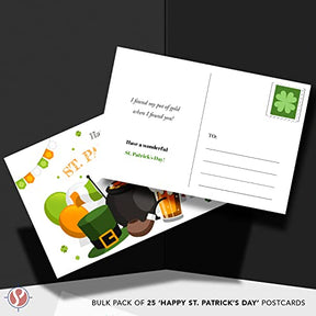 Festive St. Patrick's Day Postcards: Celebrate the Luck of the Irish in Style!