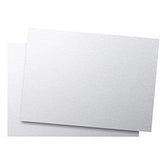 5” x 7” Curious Metallic Flat Note Cards - Ice Silver Cardstock Smooth and Beautiful Shine Finish - 111lb Cardstock | 25 Per Pack FoldCard