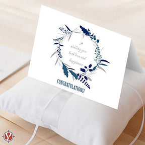 5" x 7" Heavyweight Blank White Greeting Cards and Envelopes - 100 Cards and Envelopes Per Pack FoldCard