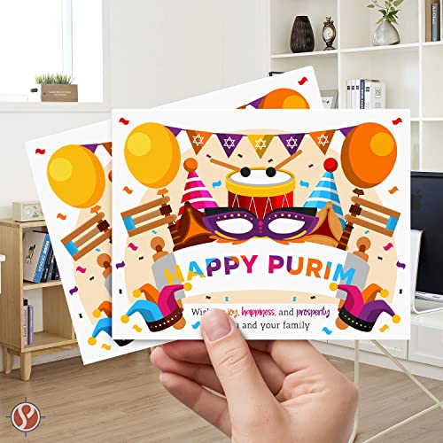 Difunde alegría esta temporada de Purim con Happy Purim Tarjetas de felicitación