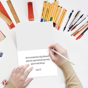 Stylish White Thank You Heart Cards - 25 Pack - Perfect for Showing Appreciation and Gratitude