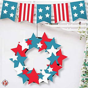 Patriotic Colored Card Stock Paper | 8.5x11" | 4th of July, Labor Day, Arts & Crafts | 100 Sheets