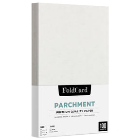 8.5 x 14 Papel Pergamino 24lb Texto 90gsm 100 Hojas