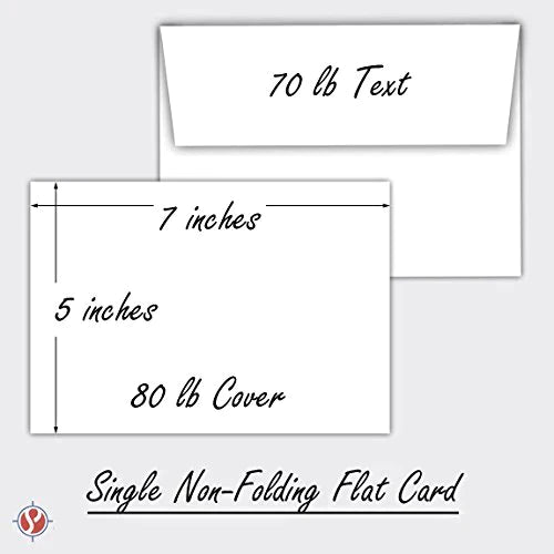 Flat Cards (5 X 7)