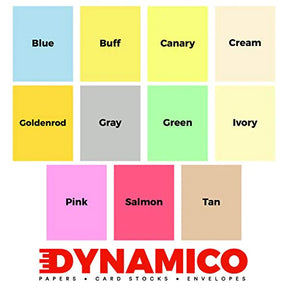 Buff 8.5 x 14" Legal Size Pastel Light Color Paper | 1 Ream of 500 Sheets FoldCard